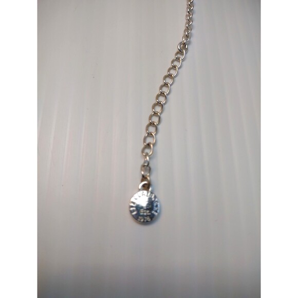 Vintage Liz Claiborne Bib Necklace Daisies Silver Tone Floral Daisy Wedding Date - Picture 6 of 7